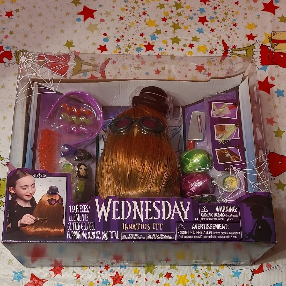 WEDNESDAY Cousin IGNATIUS ITT Styling Head The Addams Family 19 Pieces 2024 NEW